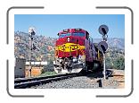 ATSF 519 East approaching Tehachapi Loop on July 4, 1995 * 800 x 536 * (227KB)